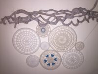 Wand Deco patroon - 8 mandala's -