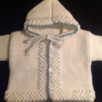 Tunisch gehaakt Baby Jasje