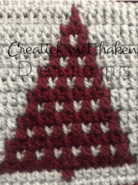 Tunisch Mosaic Haken Kerstboom 2
