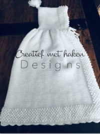 Tunisch gehaakte Baby cape - Afbeelding 2