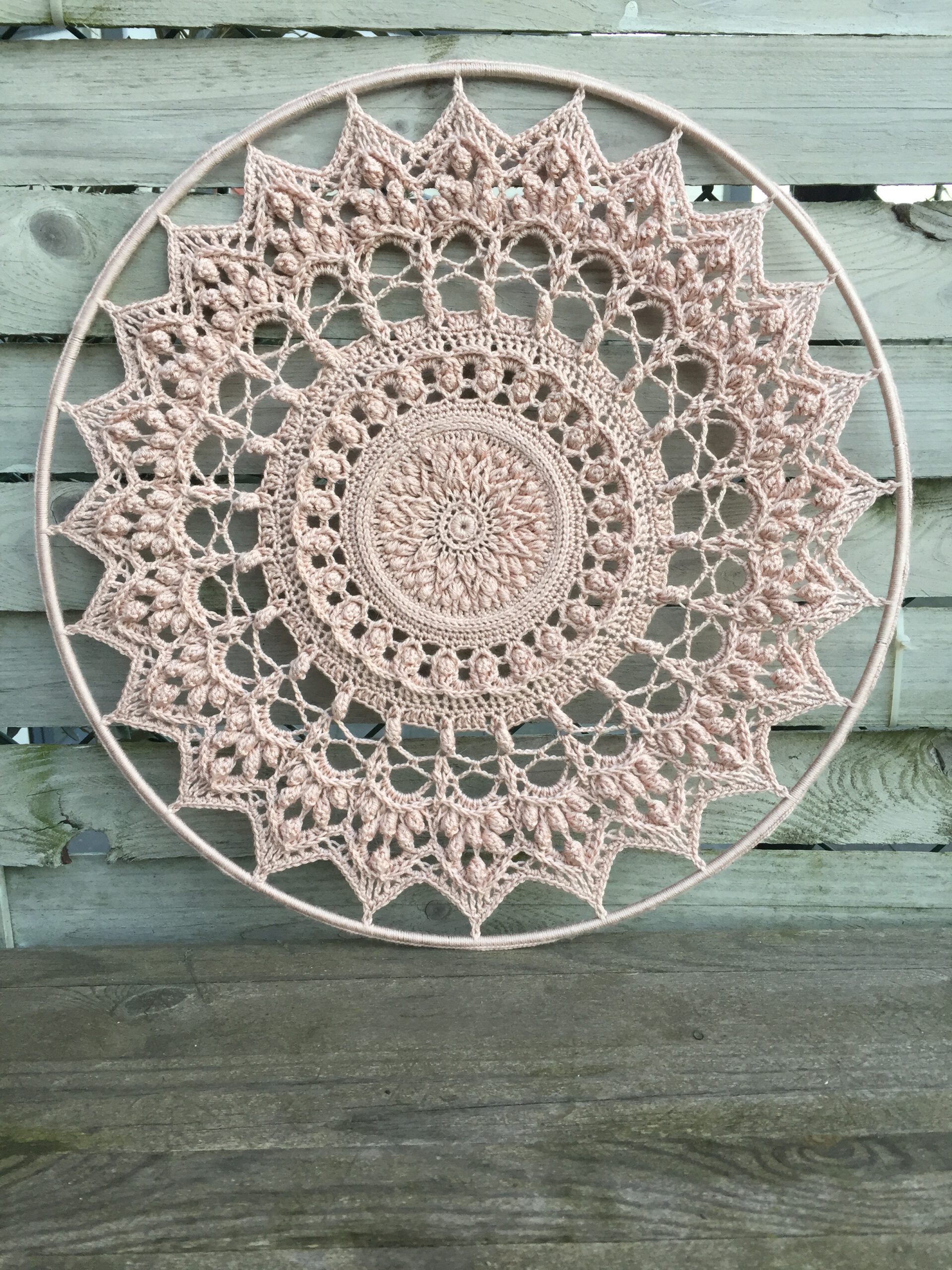 Hedendaags Vermomd overspringen Bloom Mandala patroon – Alize garen | Creatief met haken webshop